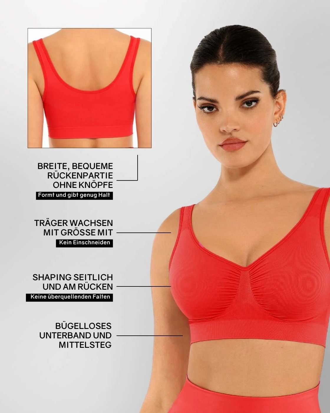 InvisiBra "Soft" 2.0 - Bügelloser BH mit breiten Komfort-Trägern - Summer Sale 2026 - Image 91