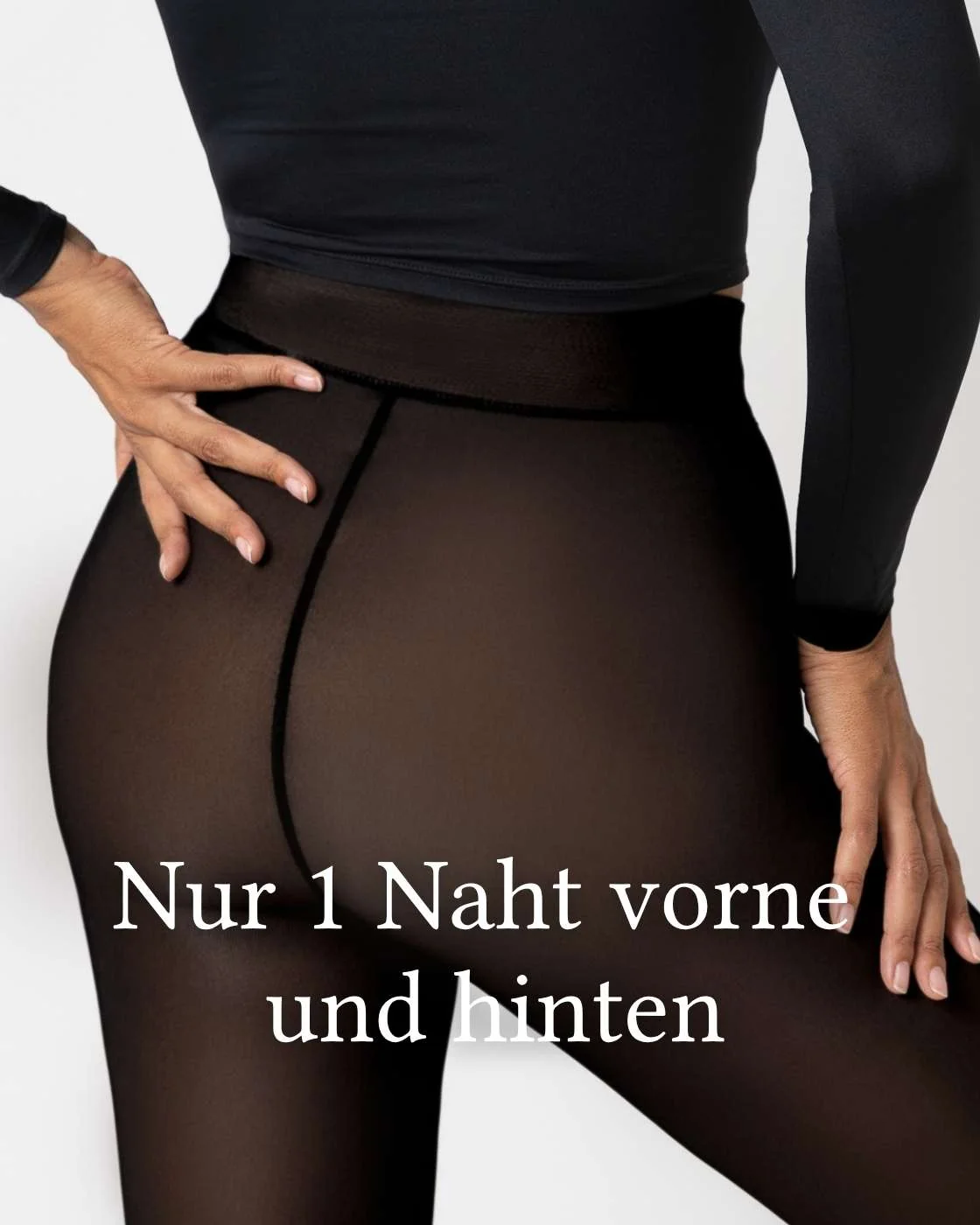 InvisiTights™ | gefütterte Leggings | Breiter Bund am Fuß - Image 6