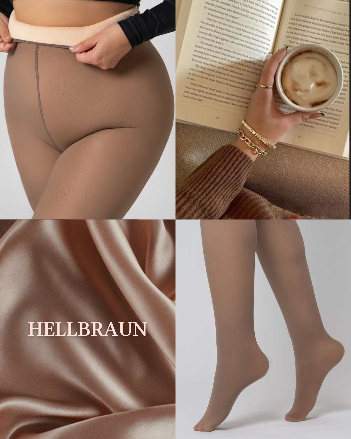 InvisiTights™ | gefütterte Strumpfhose mit einer Naht - Image 29