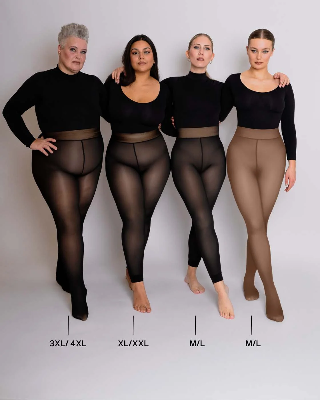 InvisiTights™ | gefütterte Strumpfhose | mit gefüttertem Fuß - Image 26