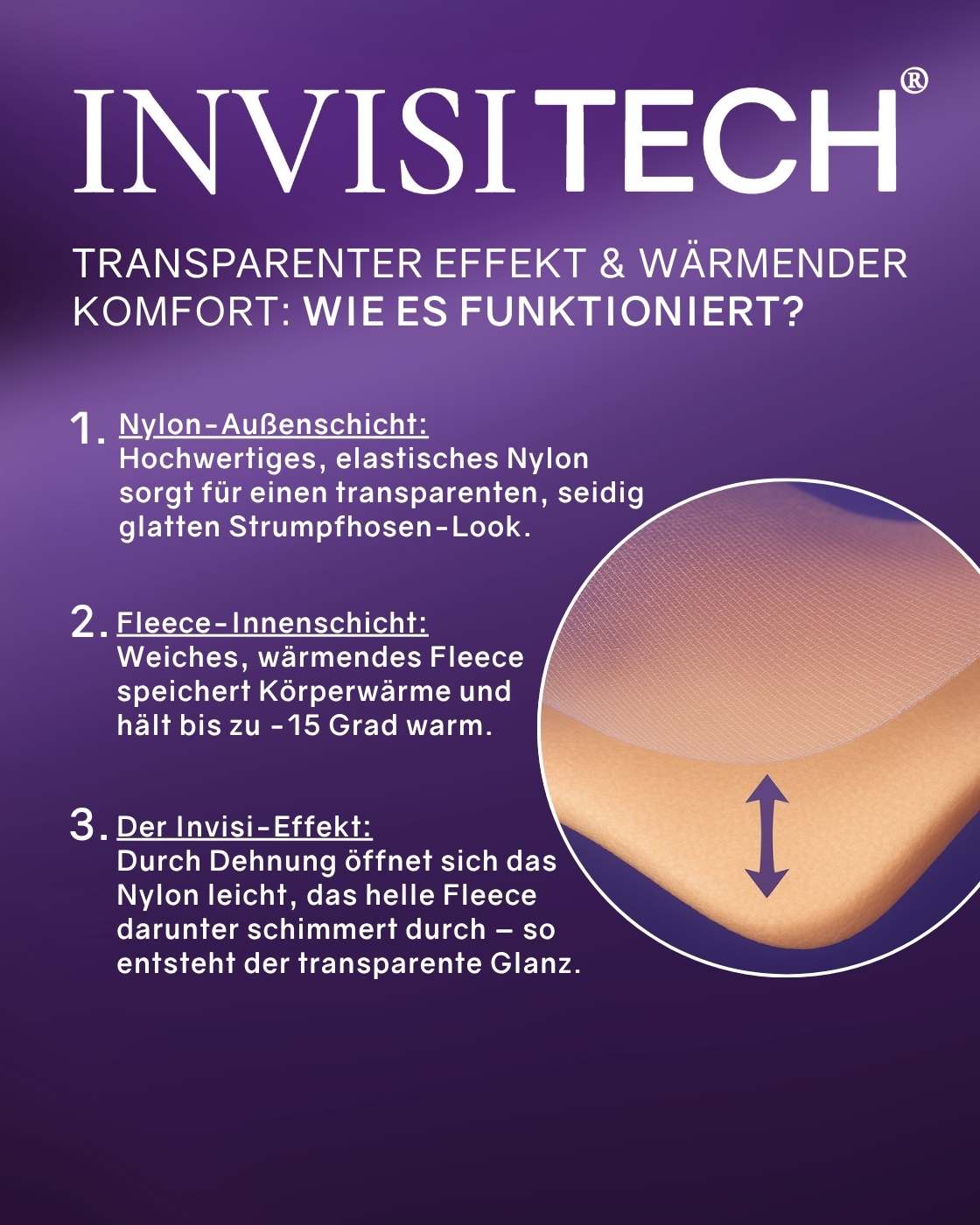 InvisiTights™ | gefütterte Strumpfhose | mit gefüttertem Fuß - Image 33