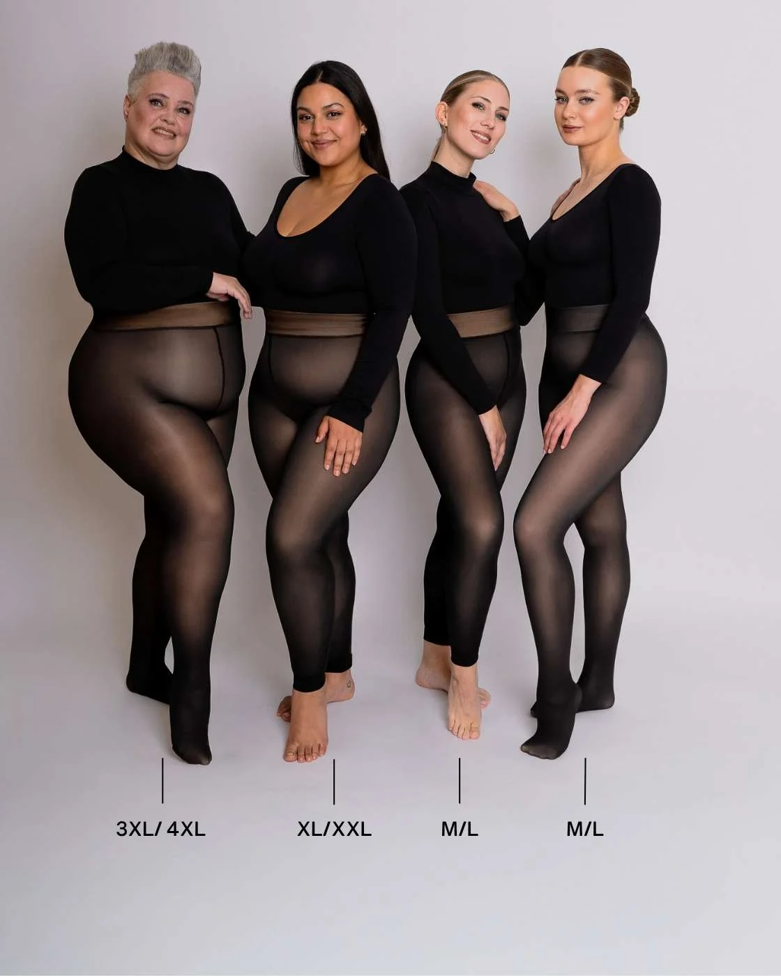 InvisiTights™ | gefütterte Leggings | Breiter Bund am Fuß - Image 9