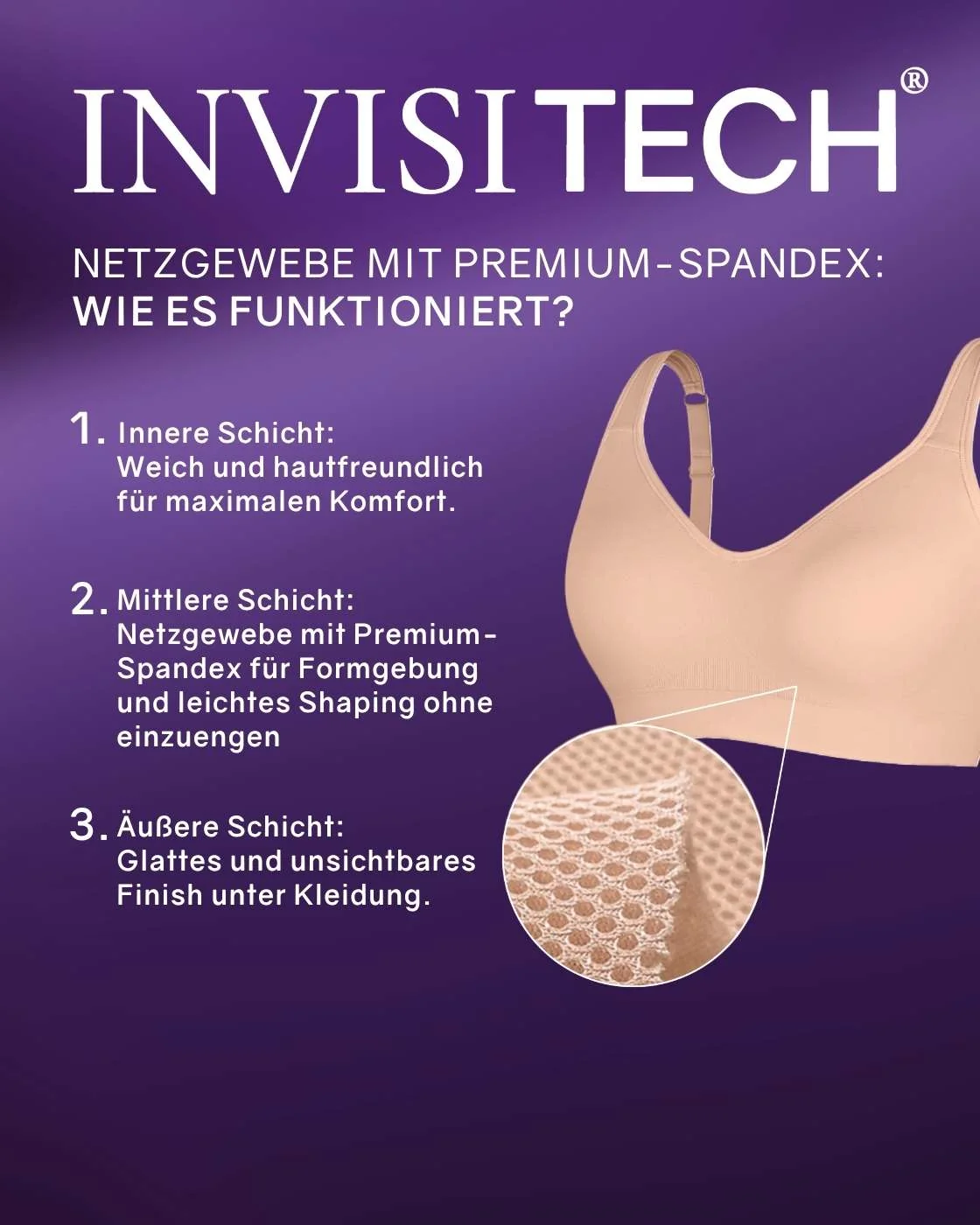 PREMIUM InvisiBra "AirSoft" - Bügelloser Seamless BH - Image 9
