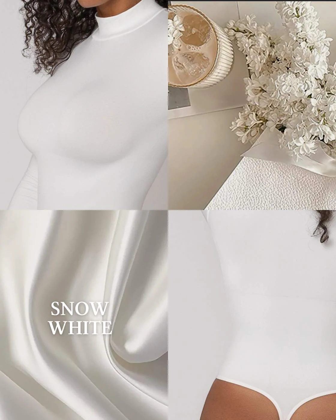 PREMIUM InvisiShape | Eco 🌱 Shaping Body mit langen Armen & Rollkragen - Image 38