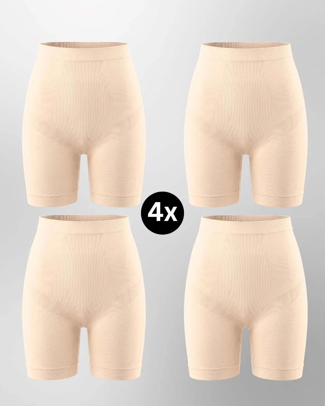 PREMIUM InvisiShape - Shaping Shorts "Soft" - 4er Set - Image 20