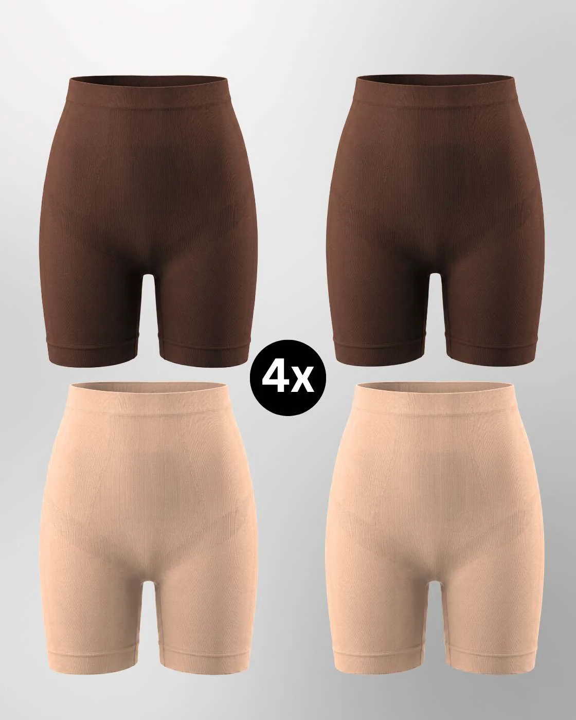 PREMIUM InvisiShape - Shaping Shorts "Soft" - 4er Set - Image 21