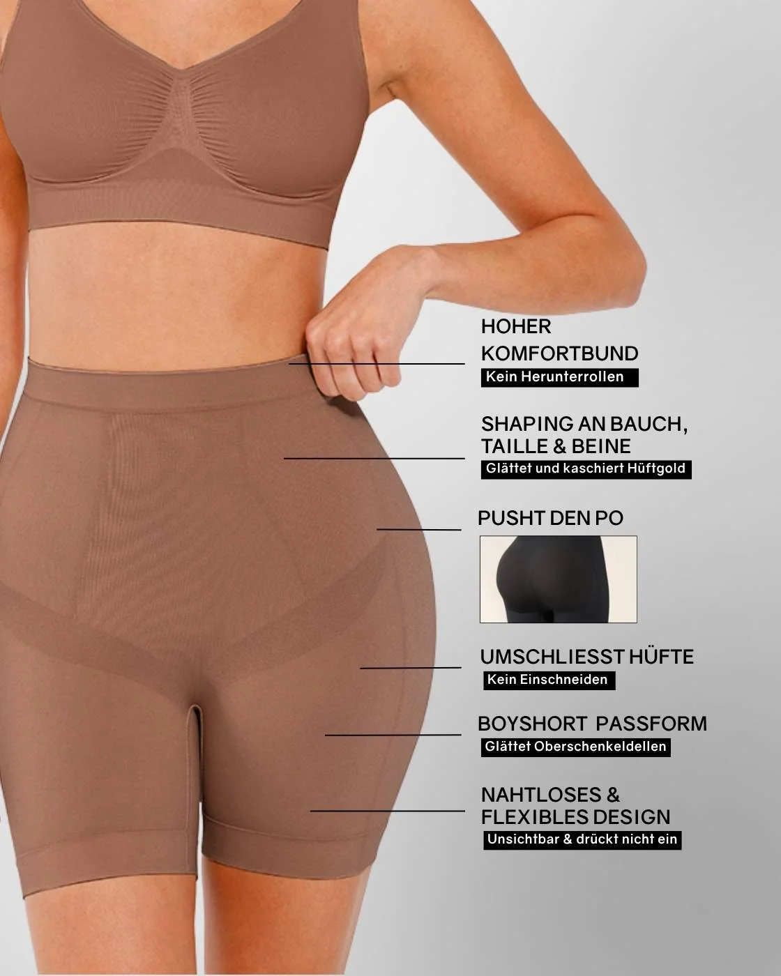 PREMIUM InvisiShape - Shaping Shorts "Soft" - Your Nude 2026 - Image 34