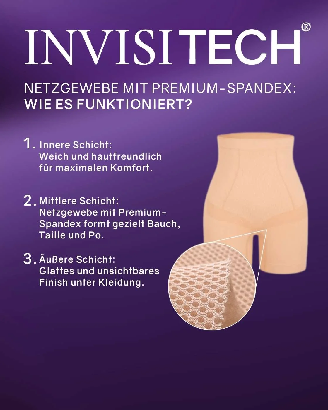PREMIUM InvisiShape - Shaping Shorts "Soft" - Your Nude 2026 - Image 64