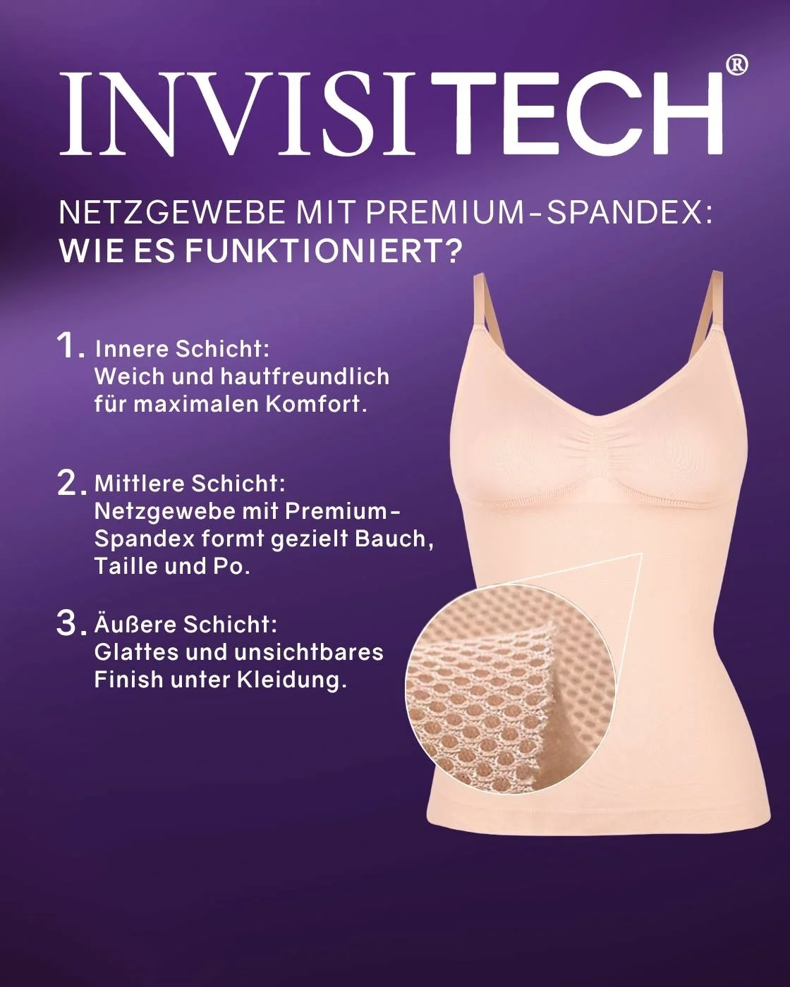 PREMIUM InvisiShape -- Shaping Top mit breiten Trägern - Image 11