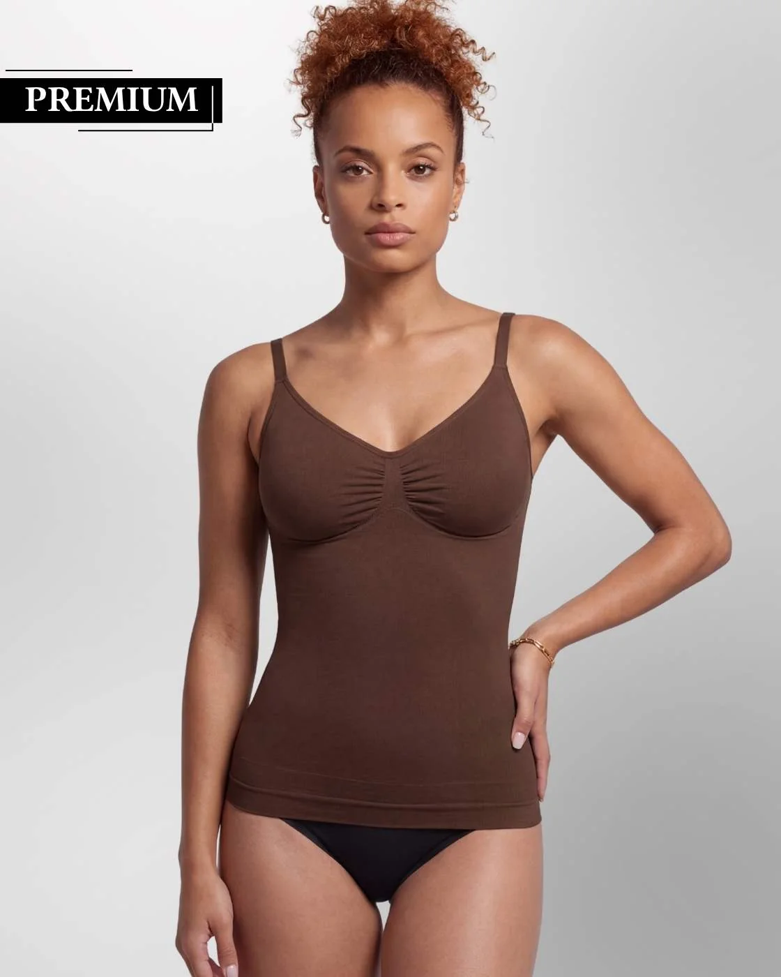 PREMIUM InvisiShape - Top mit verstellbaren Trägern & InvisiBra "Soft" 1.0 - 5er Set - Image 3