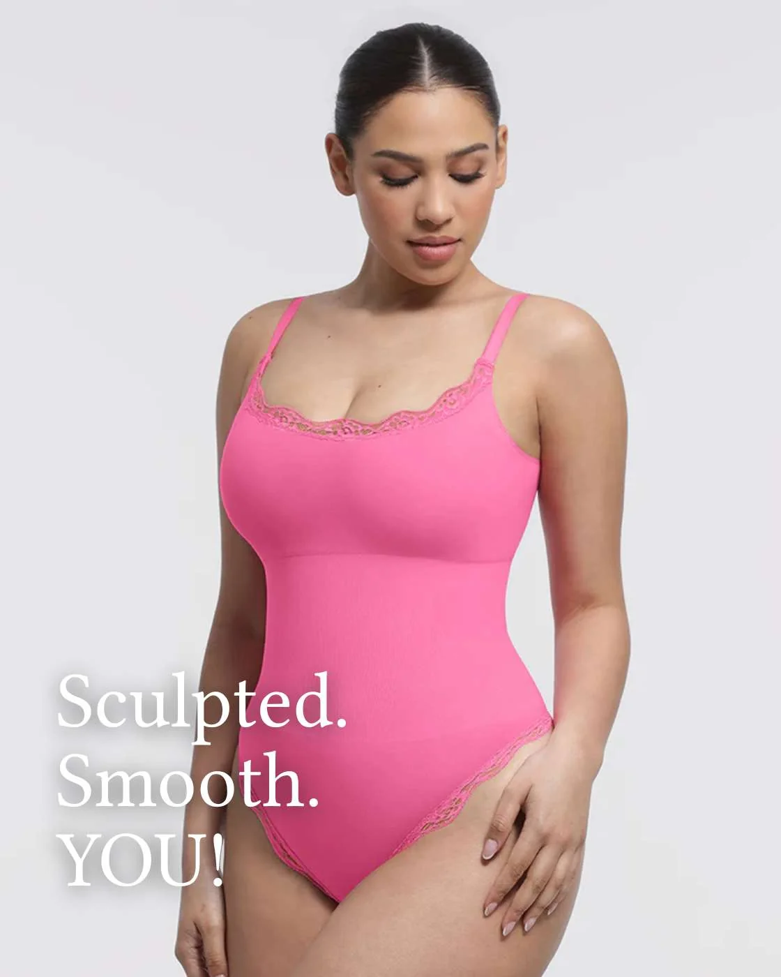 PREMIUM Shaping Body mit Tanga und Spitzendetails - Image 49
