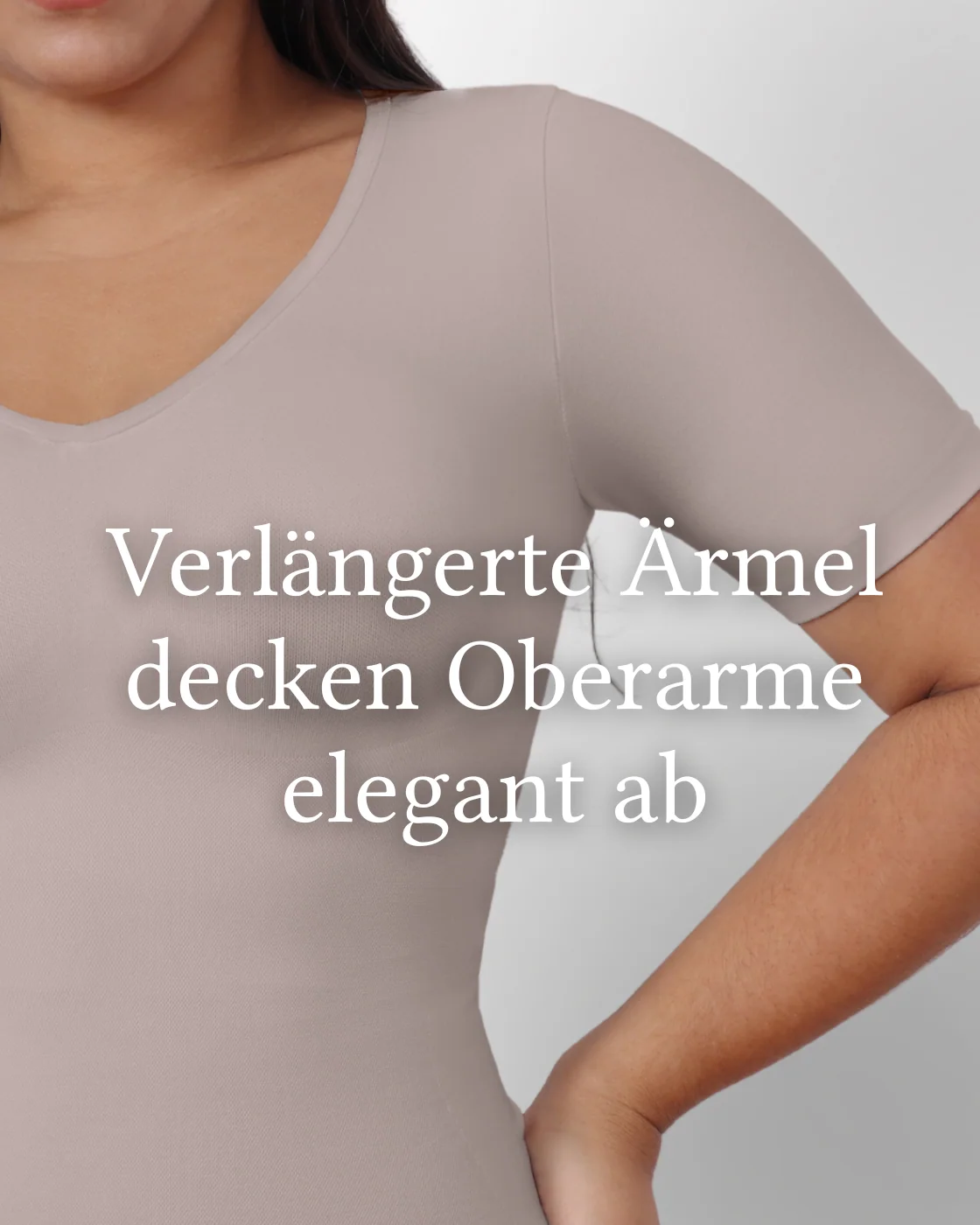 Shaping T-Shirt mit V-Ausschnitt - Image 4